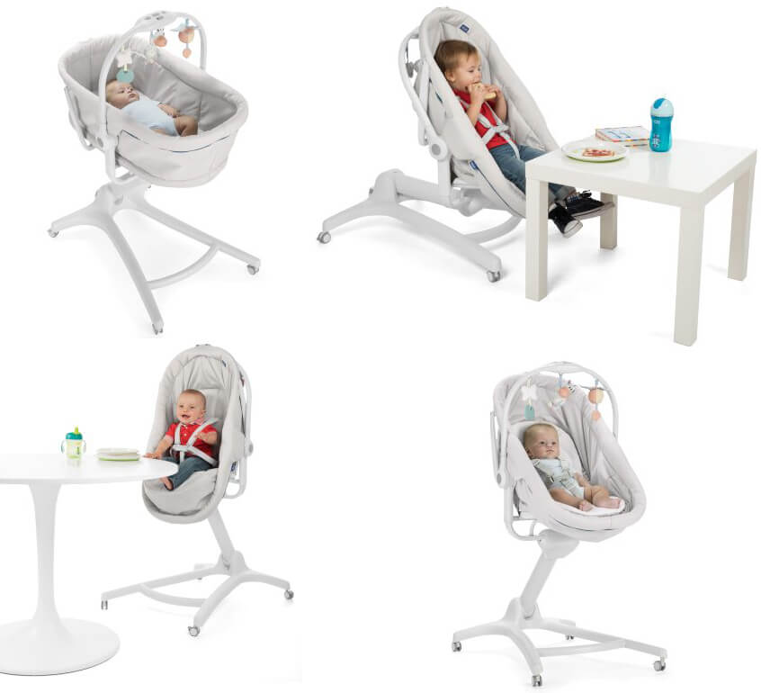 Seggiolone/Culla pappa-nanna - Chicco Baby Hug 4in1 - Ricondizionato