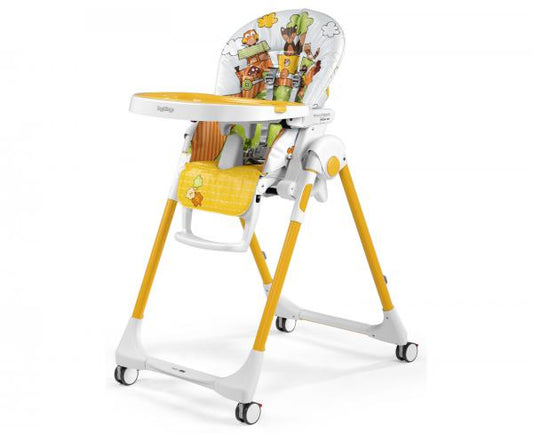 Seggiolone pappa Peg Perego Prima Pappa Follow me - ecopelle - Ricondizionato