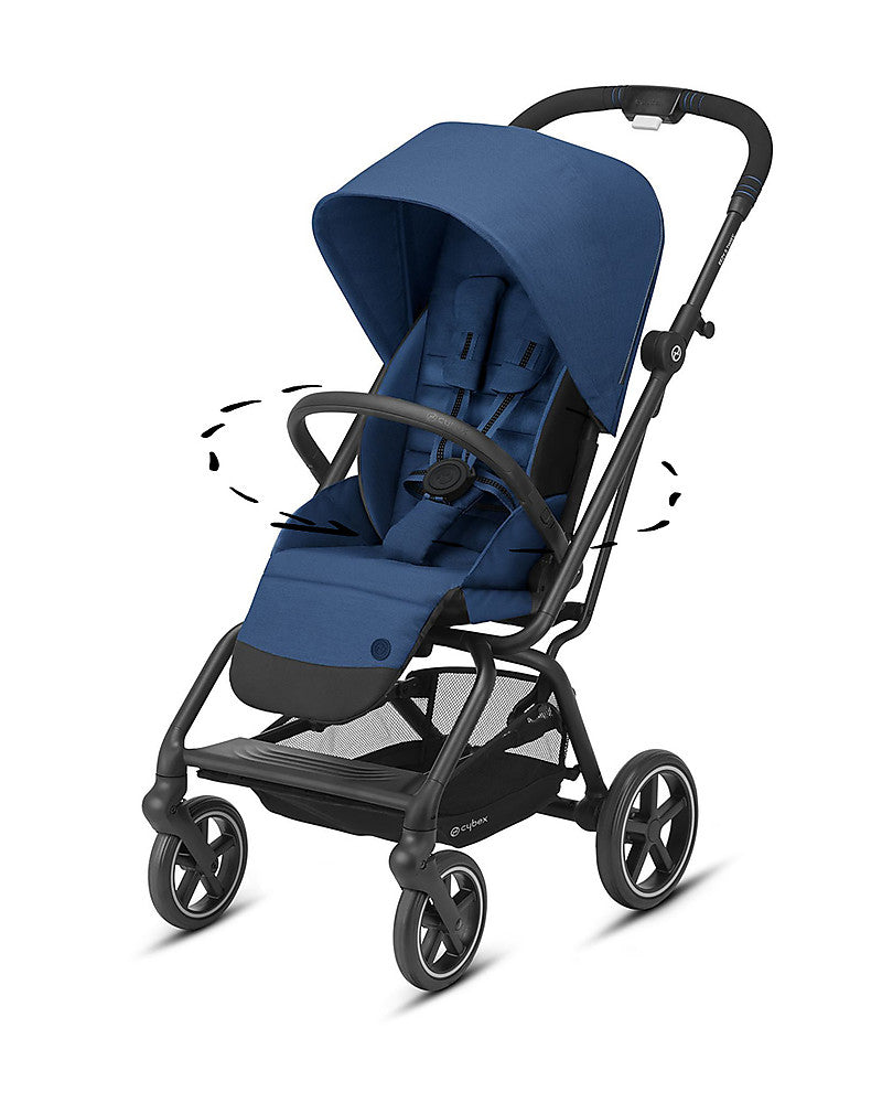Trio Cybex Eezy S Twist+2 con Cloud G + Base auto - Navy Blu - Ricondizionato