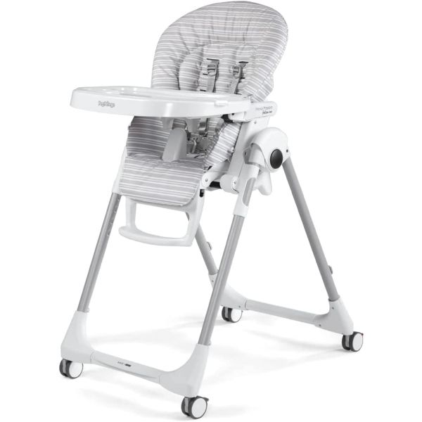 Seggiolone pappa Peg Perego Prima Pappa Follow me - ecopelle - Ricondizionato