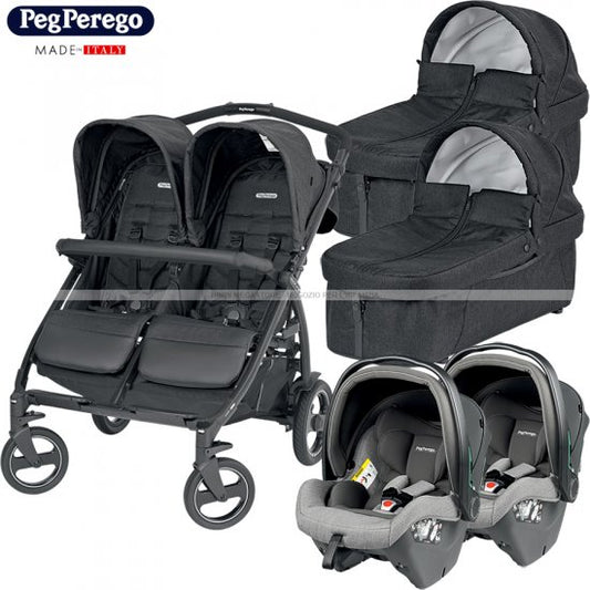 Trio gemellare/fratellare Peg Perego book for two - Color Indigo - Ricondizionato