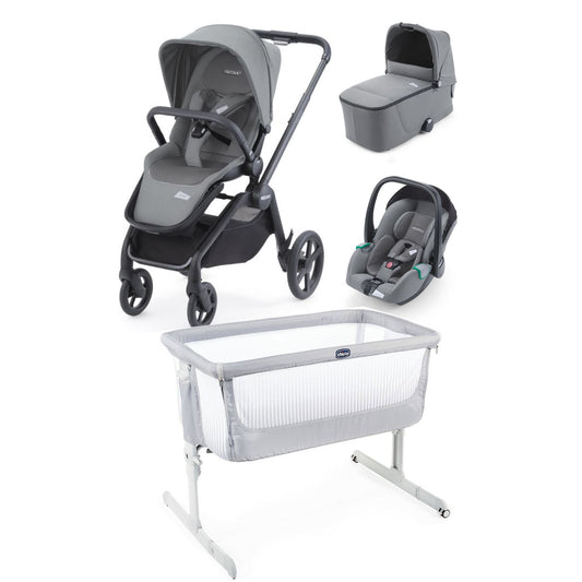 Offerta Combo Trio Recaro Celona + Culla Chicco Next2me Air   - Ricondizionato