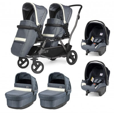 Trio gemellare Peg Perego Duette Luxe Mirage  - Ricondizionato