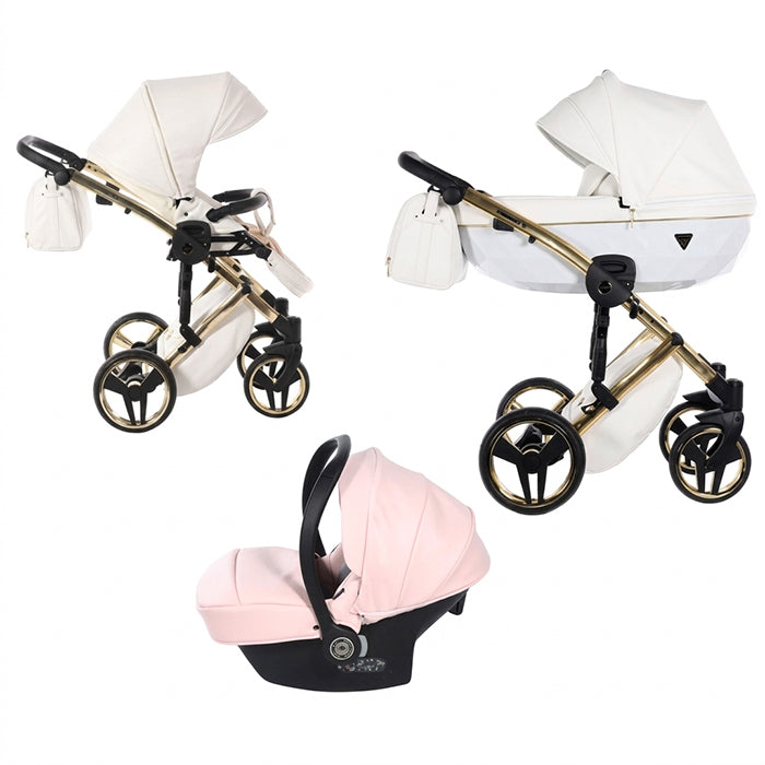 Trio Junama exclusive prams - Avorio - Ricondizionato