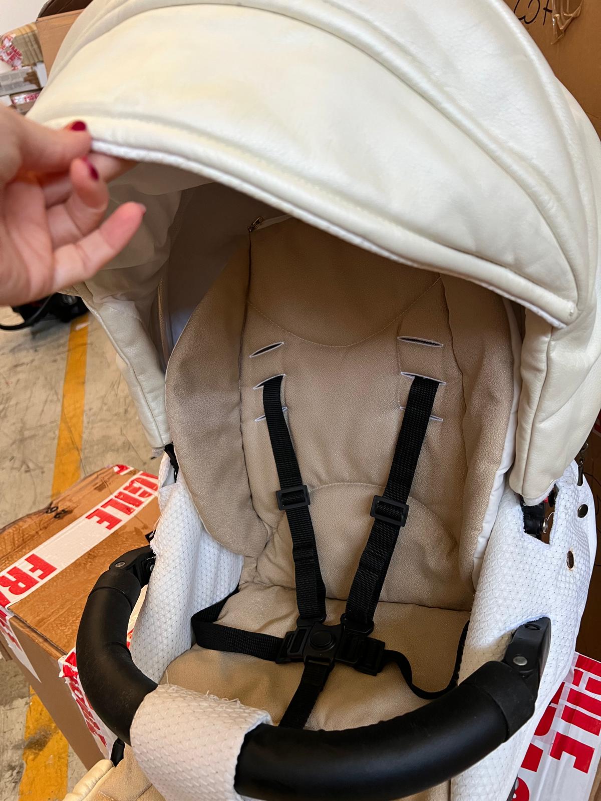 Trio Junama exclusive prams - Avorio - Ricondizionato