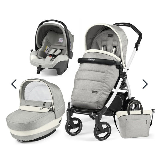 Trio Peg Perego book 51 + Base Isofix - Silver - Ricondizionato