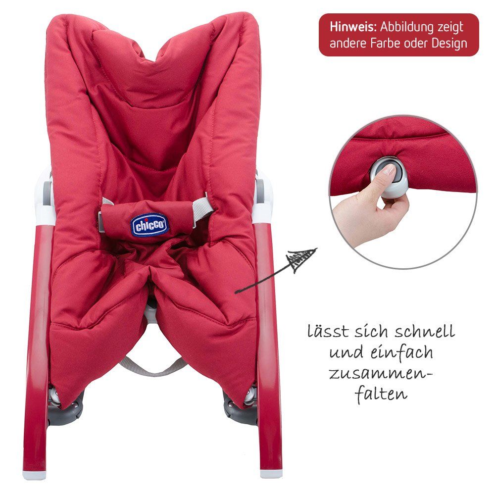 Sdraietta Chicco Pocket Relax  - Rossa - Ricondizionata -