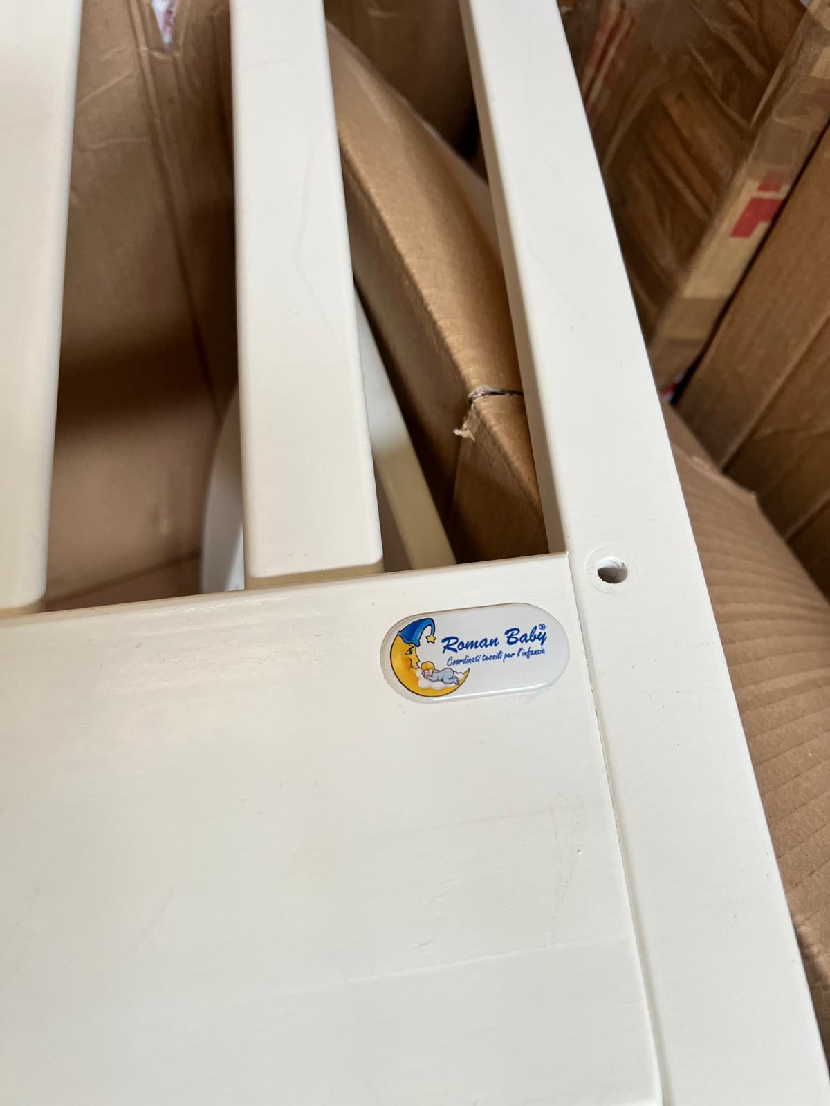Saldi Culla Roman Baby  - Legno bianco - Ricondizionata