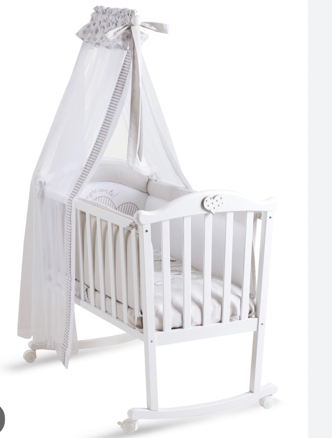 Saldi Culla Roman Baby  - Legno bianco - Ricondizionata